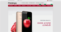 Desktop Screenshot of prestigio.cz